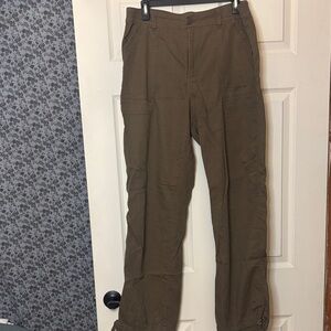 Women's Wide Leg military green Pants size 14(32w)